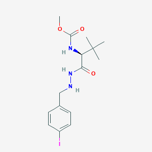 (S)-Methyl (1-(2-(4-iodobenzyl)hydrazinyl)-3,3-dimethyl-1-oxobutan-2-yl)carbamate