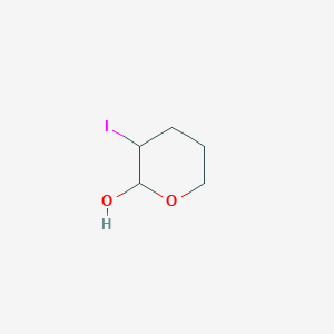 2H-Pyran-2-ol, tetrahydro-3-iodo-