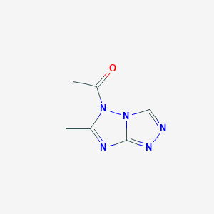 1-(6-Methyl-5H-[1,2,4]triazolo[4,3-b][1,2,4]triazol-5-yl)ethanone