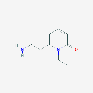 6-(2-Aminoethyl)-1-ethylpyridin-2(1H)-one