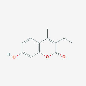 molecular formula C12H12O3 B1310056 3-ethyl-7-hydroxy-4-methyl-2H-chromen-2-one CAS No. 53666-71-0