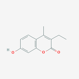 molecular formula C12H12O3 B1310056 3-乙基-7-羟基-4-甲基-2H-色烯-2-酮 CAS No. 53666-71-0