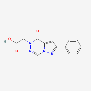 2-[4-oxo-2-phenylpyrazolo[1,5-d][1,2,4]triazin-5(4H)-yl]acetic acid