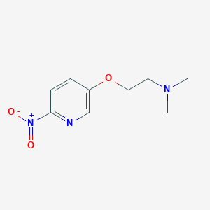 N,N-Dimethyl-2-((6-nitropyridin-3-yl)oxy)ethanamine