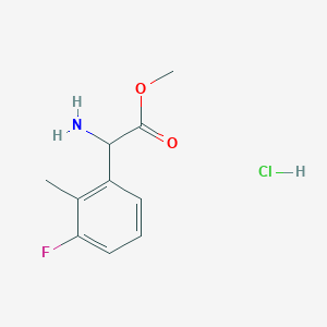 Methyl 2-amino-2-(3-fluoro-2-methylphenyl)acetate hydrochloride