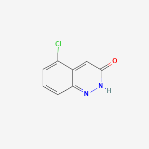 molecular formula C8H5ClN2O B13100637 5-Chloro-3-cinnolinol CAS No. 23063-07-2