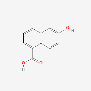 molecular formula C11H8O3 B1310067 Acide 6-hydroxy-1-naphtöique CAS No. 2437-17-4