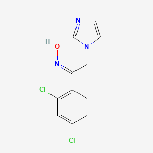 molecular formula C11H9Cl2N3O B1310071 (Z)-1-(2,4-二氯苯基)-2-(1H-咪唑-1-基)乙酮肟 CAS No. 64211-06-9