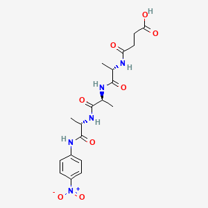 molecular formula C19H25N5O8 B1310072 Succinyl-trialanine-4-nitroanilide CAS No. 52299-14-6