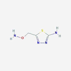 5-((Aminooxy)methyl)-1,3,4-thiadiazol-2-amine