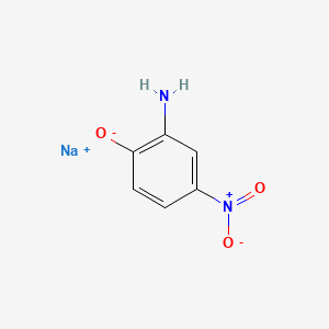 molecular formula C6H5N2NaO3 B1310074 2-氨基-4-硝基苯酚钠 CAS No. 61702-43-0