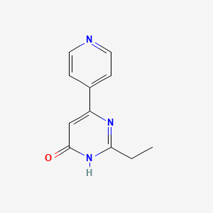 2-Ethyl-6-(pyridin-4-yl)pyrimidin-4(1H)-one