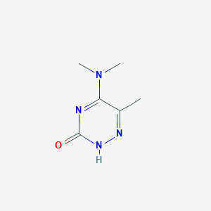 5-(Dimethylamino)-6-methyl-1,2,4-triazin-3-ol