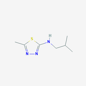 N-Isobutyl-5-methyl-1,3,4-thiadiazol-2-amine