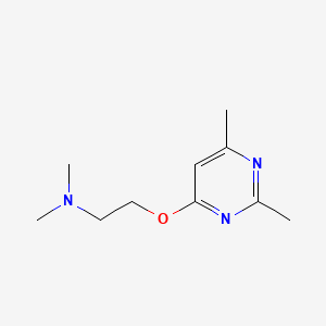 2-((2,6-Dimethylpyrimidin-4-yl)oxy)-N,N-dimethylethanamine