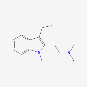 2-(3-Ethyl-1-methyl-1H-indol-2-yl)-N,N-dimethylethanamine