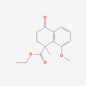 Ethyl 8-methoxy-1-methyl-4-oxo-1,2,3,4-tetrahydronaphthalene-1-carboxylate