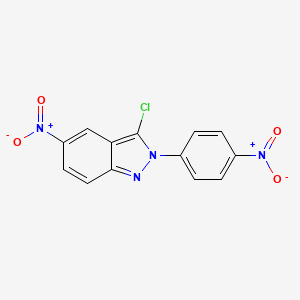 3-Chloro-5-nitro-2-(4-nitrophenyl)-2H-indazole