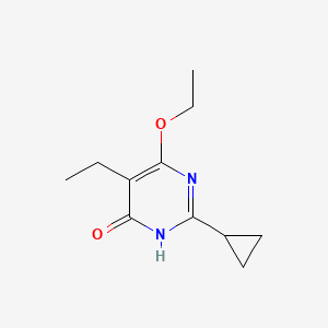 2-Cyclopropyl-6-ethoxy-5-ethylpyrimidin-4(1H)-one