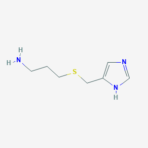 3-(((1H-Imidazol-4-yl)methyl)thio)propan-1-amine