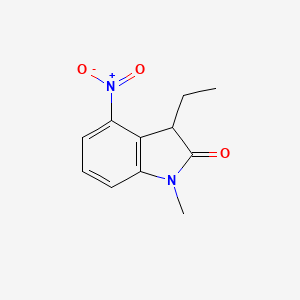 3-Ethyl-1-methyl-4-nitroindolin-2-one