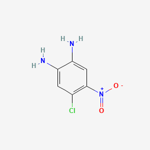 molecular formula C6H6ClN3O2 B1310107 4-Chloro-5-nitrobenzene-1,2-diamine CAS No. 67073-39-6