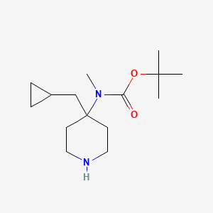 tert-Butyl[4-(cyclopropylmethyl)piperidin-4-yl]methylcarbamate