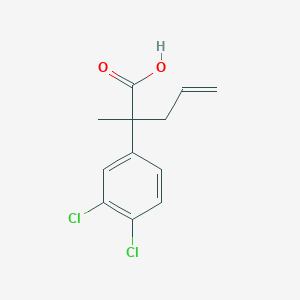 2-(3,4-Dichlorophenyl)-2-methylpent-4-enoic acid