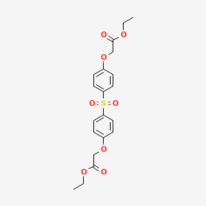 (4-(4-Ethoxycarbonylmethoxybenzenesulfonyl)phenoxy)acetic acid ethyl ester