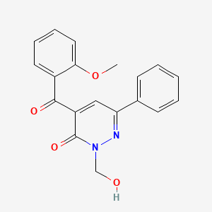 2-(Hydroxymethyl)-4-(2-methoxybenzoyl)-6-phenylpyridazin-3(2H)-one