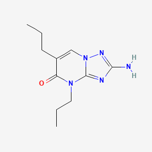 2-Amino-4,6-dipropyl[1,2,4]triazolo[1,5-a]pyrimidin-5(4H)-one