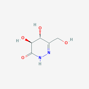 (4S,5R)-4,5-Dihydroxy-6-(hydroxymethyl)-4,5-dihydropyridazin-3(2H)-one