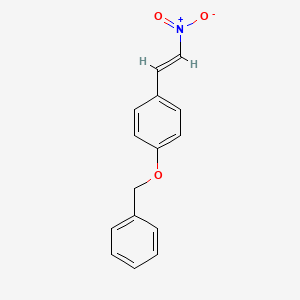 molecular formula C15H13NO3 B1310117 (E)-1-(Benzyloxy)-4-(2-nitrovinyl)benzene CAS No. 2982-55-0