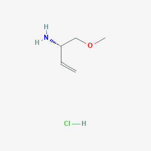 (2S)-1-methoxybut-3-en-2-amine;hydrochloride