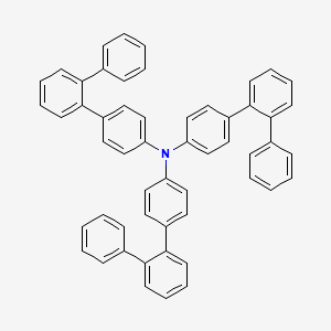 4-(2-phenylphenyl)-N,N-bis[4-(2-phenylphenyl)phenyl]aniline