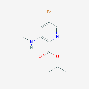 Isopropyl 5-bromo-3-(methylamino)picolinate