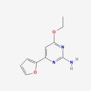 4-Ethoxy-6-(furan-2-yl)pyrimidin-2-amine