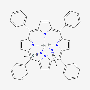 Bis(acetonitrile)(tetraphenylporphyrinato)nickel(1+)