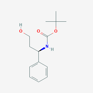 molecular formula C14H21NO3 B131013 (R)-N-Boc-3-氨基-3-苯基丙醇 CAS No. 158807-47-7