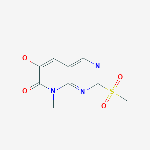 6-Methoxy-8-methyl-2-methylsulfonylpyrido[6,5-d]pyrimidin-7-one