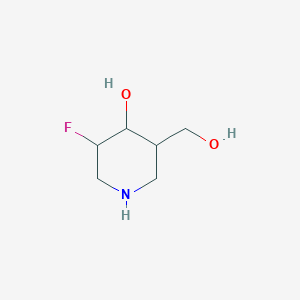 3-Fluoro-5-(hydroxymethyl)piperidin-4-ol