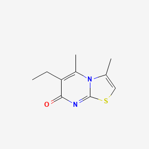 6-Ethyl-3,5-dimethyl-7H-thiazolo[3,2-a]pyrimidin-7-one