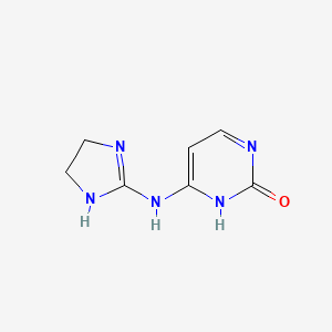 6-((4,5-Dihydro-1H-imidazol-2-yl)amino)pyrimidin-2(1H)-one