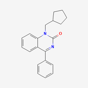 1-(Cyclopentylmethyl)-4-phenylquinazolin-2(1H)-one