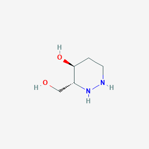 (3R,4S)-3-(Hydroxymethyl)hexahydropyridazin-4-ol