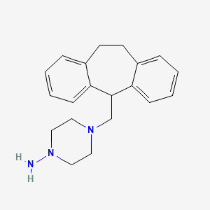 4-((10,11-Dihydro-5H-dibenzo[a,d][7]annulen-5-yl)methyl)piperazin-1-amine