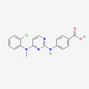 4-((4-((2-Chlorophenyl)(methyl)amino)pyrimidin-2-yl)amino)benzoic acid