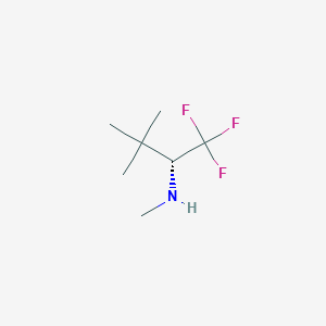 (R)-N-Methyl-2,2-dimethyl-1-trifluoromethyl-propylamine