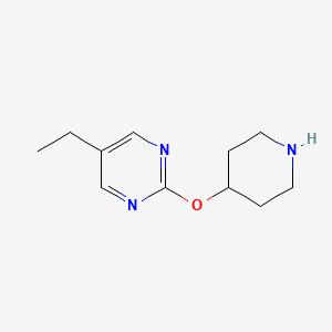 5-Ethyl-2-(piperidin-4-yloxy)pyrimidine