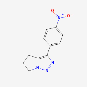 3-(4-Nitrophenyl)-5,6-dihydro-4H-pyrrolo[1,2-C][1,2,3]triazole